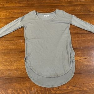 Mudd long-sleeved green t-shirt dress